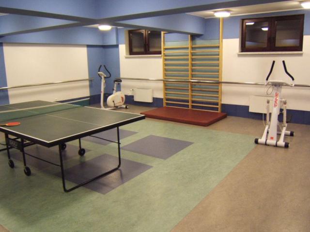 Sala fitness Ośrodka Szkoleniowo-Wypoczynkowego "CIS".